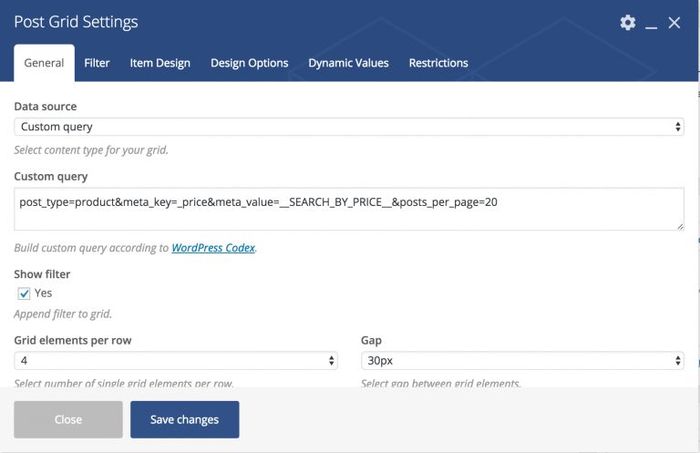 Dynamic custom query in Visual Composer Post Grids? – Custom Page Templates